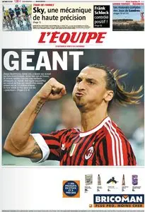 L'Equipe Edition du Mercredi 18 Juillet 2012