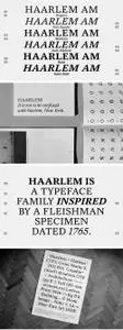 Haarlem AM Typeface