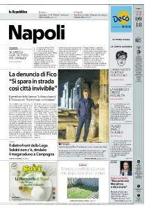 la Repubblica Napoli - 22 Settembre 2018