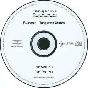 Tangerine Dream - Rubycon (1975)  [1995, Definitive Edition, SBM Remaster] (ReUpload)