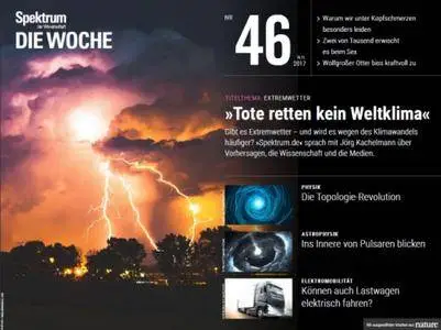 Spektrum Die Woche No 46 – 16. November 2017