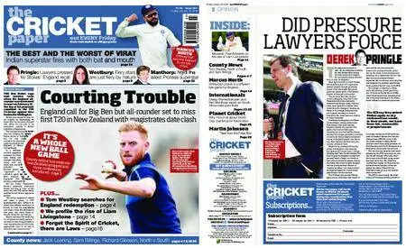 The Cricket Paper – January 19, 2018