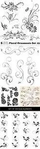 Vectors - Floral Ornaments Set 19