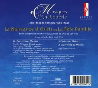 Hugo Reyne, La Simphonie du Marais - Jean-Philippe Rameau: La Naissance d'Osiris (2006)