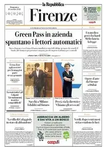 la Repubblica Firenze - 10 Ottobre 2021