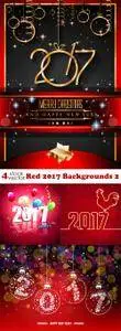 Vectors - Red 2017 Backgrounds 2