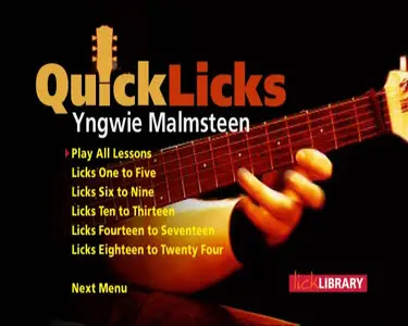 Lick Library - Quick Licks: Yngwie Malmsteen: Neo-Classical Shred, Key A