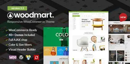 ThemeForest - WoodMart v2.5 - Responsive WooCommerce WordPress Theme - 20264492 - NULLED