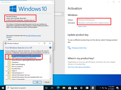 Windows 10 Enterprise 20H2 10.0.19042.867 (x86/x64) Multilingual Preactivated March 2021