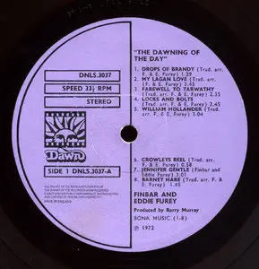 Finbar & Eddie Furey - The Dawning Of The Day (Dawn 1972) 24-bit/96kHz Vinyl Rip.