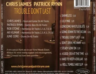 Chris James & Patrick Rynn - Trouble Don't Last (2015)