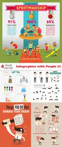 Vectors - Infographics with People 17