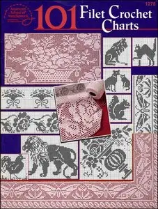 101 Filet Crochet Chart by Rita Weiss (1999)
