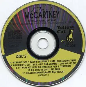 Paul McCartney - Berkeley Concert 1990 (2003)