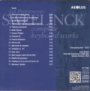 Jan Pieterszoon Sweelinck - Complete Keyboard Works - Leon Berben (2015) {6CDs Set Aeolus AE-11021}