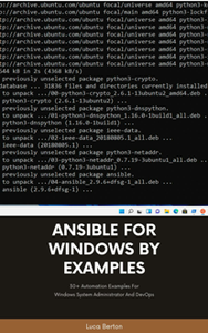 Ansible For Windows By Examples - 30+ Automation Examples For Windows System Administrator And DevOps