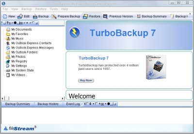 FileStream TurboBackup v7.3