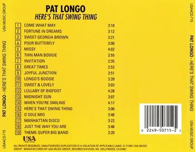 Pat Longo & Super Big Band – Here's That Swing Thing (1991)