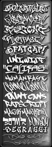 Graffiti Fonts.NET 3 Rare !