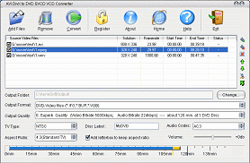 AVI DivX to DVD SVCD VCD Converter v2.10