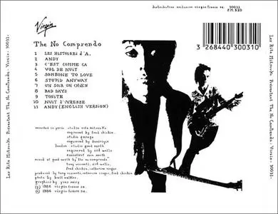 Les Rita Mitsouko - The No Comprendo (1986) {1991 Virgin Canada}