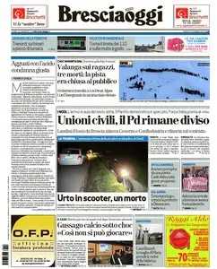 Brescia Oggi - 14 Gennaio 2016