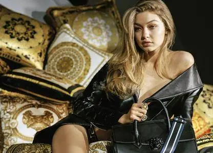 Gigi Hadid, Karlie Kloss and Dilone by Bruce Weber for Versace Fall/Winter 2016