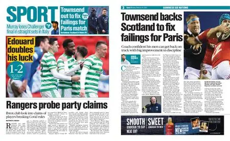 The Herald Sport (Scotland) – February 15, 2021