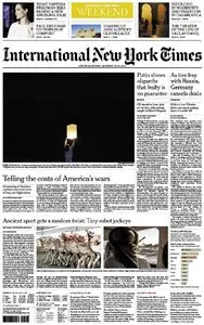 International New York Times - Saturday-Sunday, 27-28 December 2014