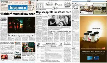Philippine Daily Inquirer – December 12, 2009