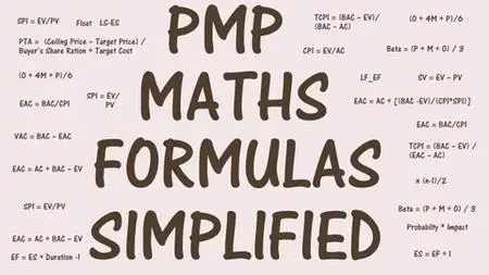PMP Exam Maths, Formulas & Equations Simplified for PMBOK 6