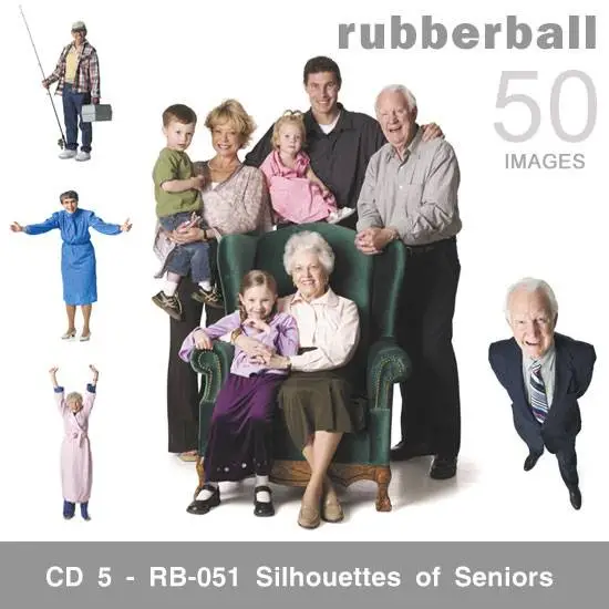 RubberBall - Silhouettes of Seniors. CD5