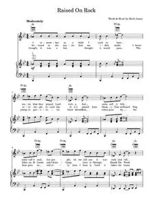 Raised On Rock - Elvis Presley (Piano-Vocal-Guitar (Piano Accompaniment))