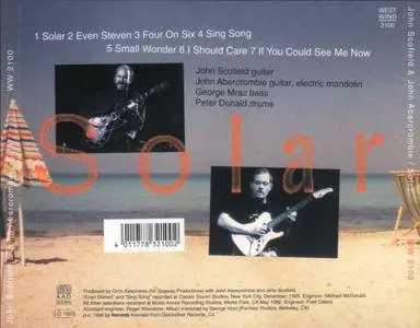 John Scofield / John Abercrombie - Solar (1983) {West Wind}