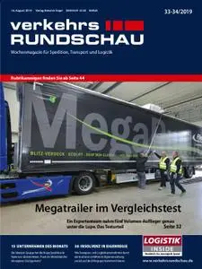 VerkehrsRundschau - 12. August 2019
