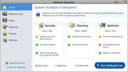 Systweak Netbook Optimizer 1.0.0.9150
