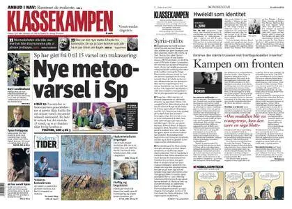 Klassekampen – 01. juni 2018