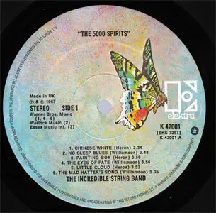 The Incredible String Band - The 5000 Spirits (Elektra K 42001) (UK 1976, 1967) (Vinyl 24-96 & 16-44.1)