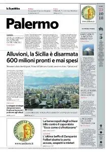 la Repubblica Palermo - 25 Ottobre 2018