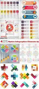 Vectors - Option Infographics Elements 55