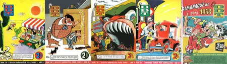 DDT 1ª Epoca #59-61, #214 y Almanaque 1958