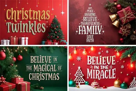 Christmas Twinkles - Handcrafted Serif Font