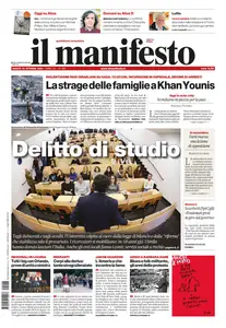 il Manifesto - 26 Ottobre 2024