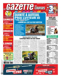 La Gazette des Courses - 22 Mars 2025