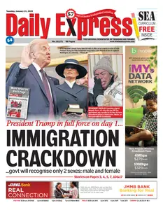 Trinidad & Tobago Daily Express - 21 January 2025