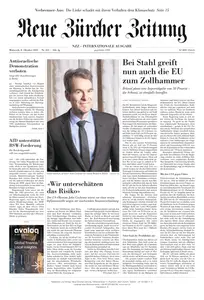 Neue Zurcher Zeitung International - 08 Oktober 2025