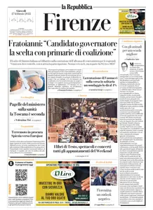 la Repubblica Firenze - 27 Febbraio 2025