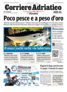 Corriere Adriatico Pesaro - 21 Maggio 2025