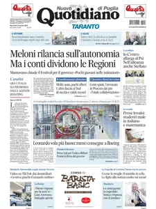 Quotidiano di Puglia Taranto - 23 Ottobre 2024