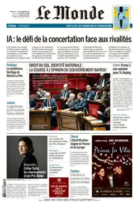 Le Monde du Dimanche 9 et Lundi 10 Février 2025